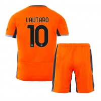 Inter Milan Lautaro Martinez #10 Fußballbekleidung 3rd trikot Kinder 2023-24 Kurzarm (+ kurze hosen)